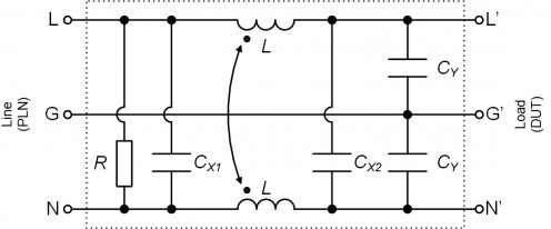 Basic structure of a general power-line ?lter